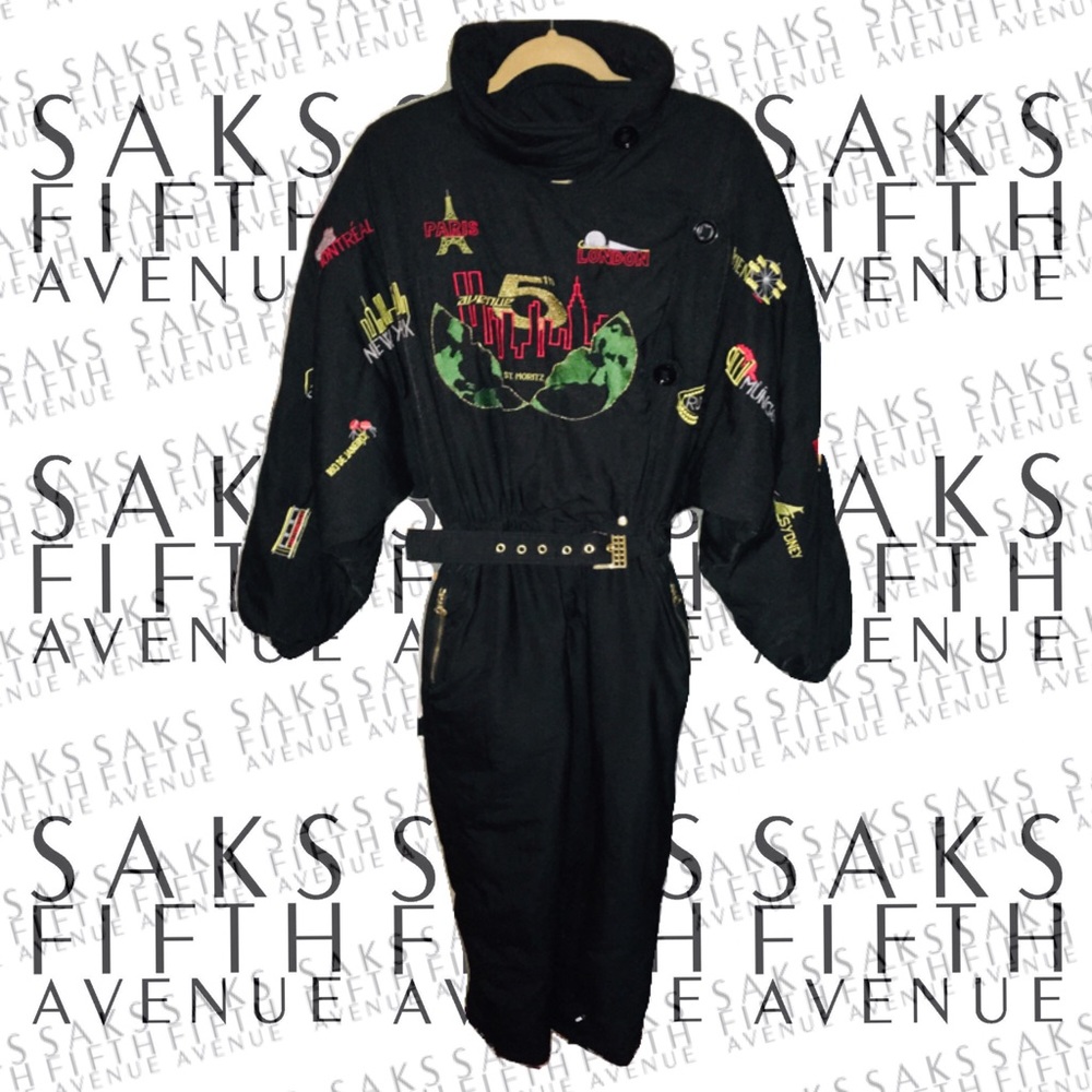 SAKS 5th Avenue 90’s Luxury Women’s Ski Jumpsuit